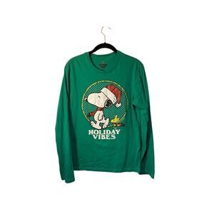 Family fun, snoopy, Charlie Brown Holiday vibes, long sleeve T-shirt S/S